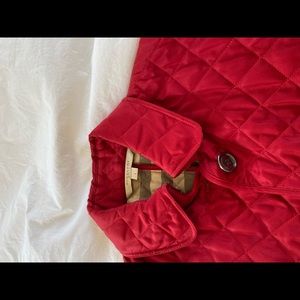 Women’s burberry brit quilted jacket